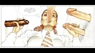 Стройная учительница пососала в туалете большие писюны и стала рабыней